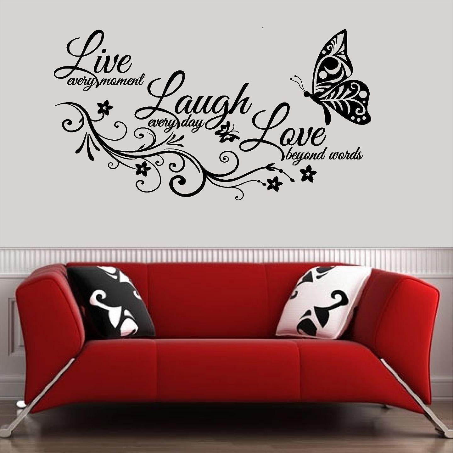 live laugh love decals